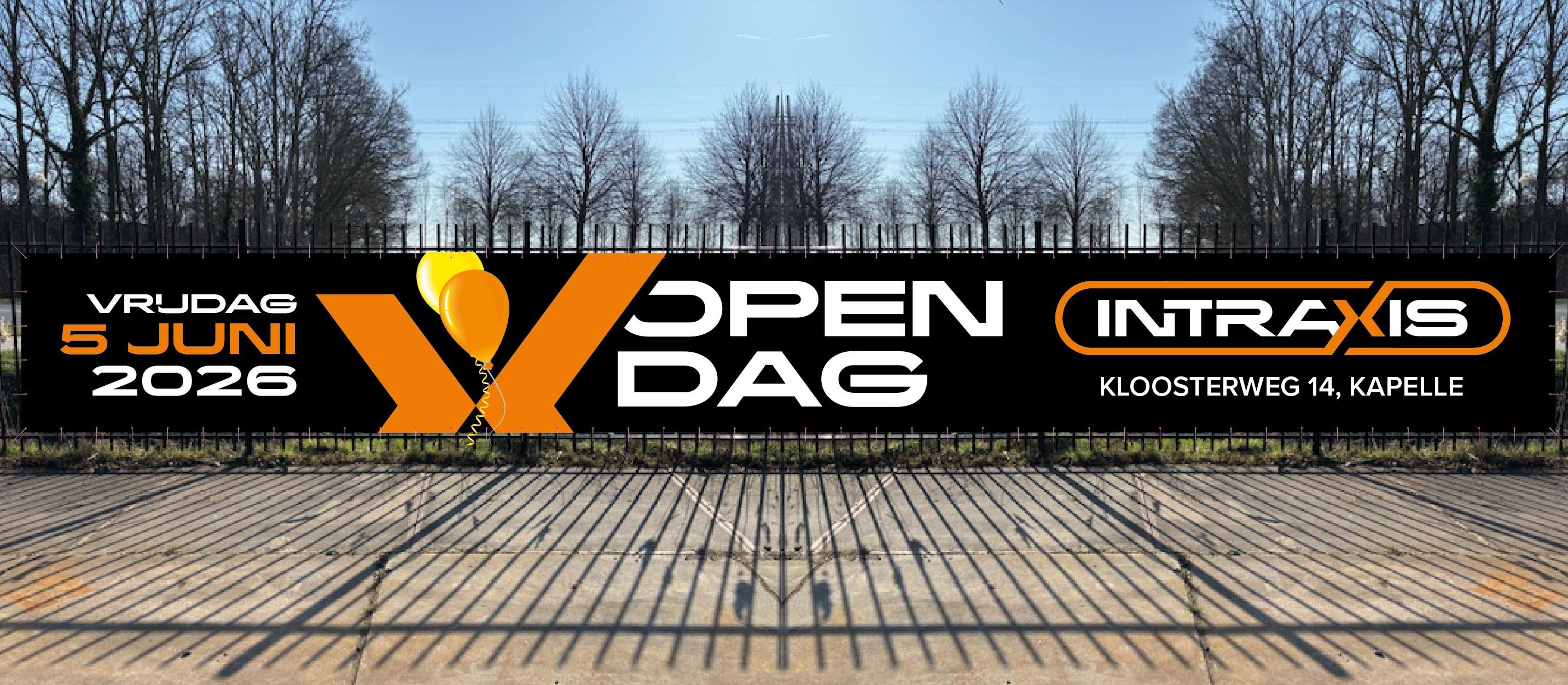 UITNODIGING open dag Intraxis 5 juni 2026 14.00 tot 22.00 uur